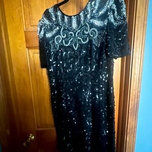 Black and silver Robert Anthony Dress